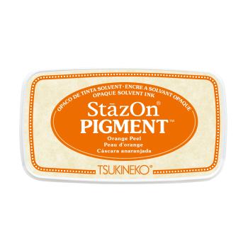 Tsukineko - StazOn Pigment Ink Pad "Orange peel" Permanet Stempelkissen