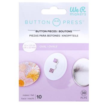 We R Makers - Button Press "Refill Pack Oval Small Button Pin"