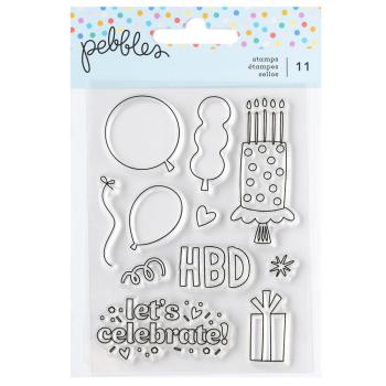 American Crafts - Stempelset "All The Cake" Clear Stamps