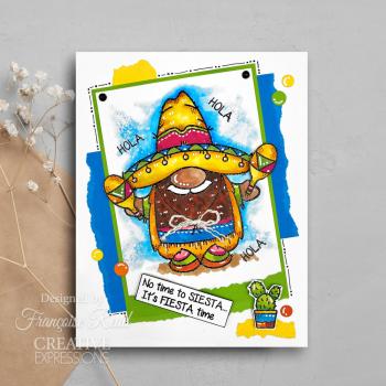 Woodware - Stempelset "Fiesta Time" Clear Stamps Design by Francoise Read