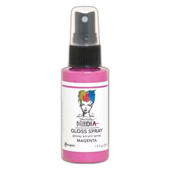 Ranger - Acrylfarbe "Magenta" Media Gloss Spray 56ml by Dina Wakley