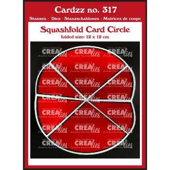 Crealies - Stanzschablone "Squashfold Card Circle" Cardzz Dies