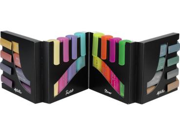 Faber Castell - Textmarker "Metallic/Pastel/Neon" 16 Textliner Deskset