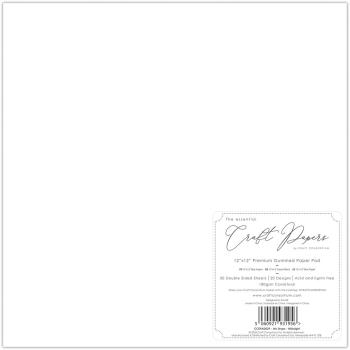 Craft Consortium - Designpapier "Ink Drops Midnight" Paper Pad 12x12 Inch - 20 Bogen