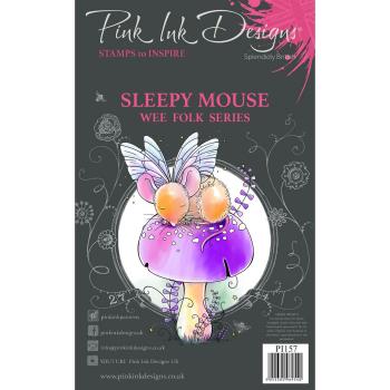 Pink Ink Designs - Stempelset "Sleepy Mouse" Clear Stamps