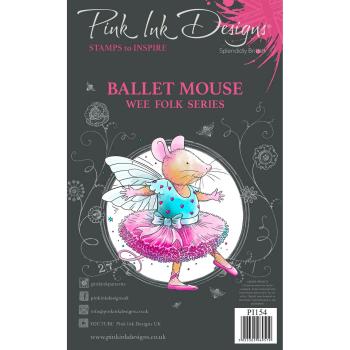 Pink Ink Designs - Stempelset "Ballet mouse" Clear Stamps