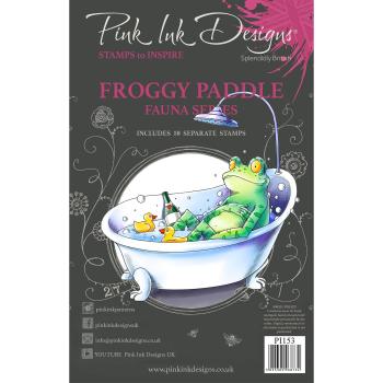 Pink Ink Designs - Stempelset "Froggy paddle" Clear Stamps