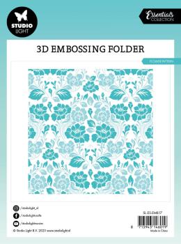 Studio Light - Prägefolder "Flower Pattern" 3D Embossingfolder