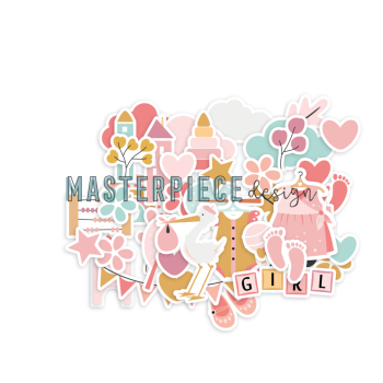 Masterpiece Design - Stanzteile "Baby Girl" Die Cuts Figures