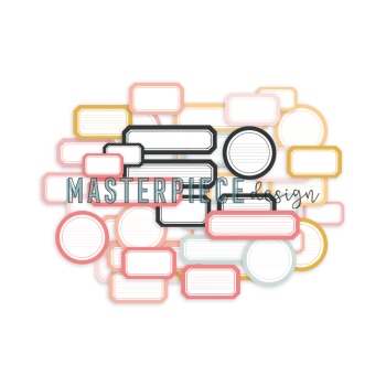 Masterpiece Design - Stanzteile "Baby Girl" Die Cuts Label Mix