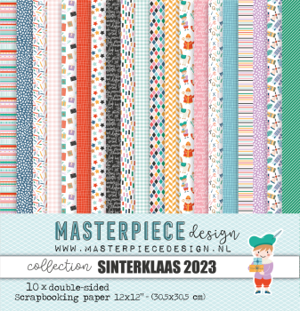 Masterpiece Design - Designpapier "Sinterklaas" Paper Pack 12x12 Inch - 10 Bogen