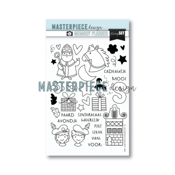 Masterpiece Design - Stempelset "Sint & Piet" Memory Planner Clear Stamps