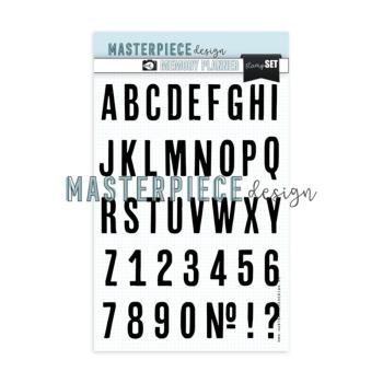 Masterpiece Design - Stempelset "Capital Charm" Memory Planner Clear Stamps