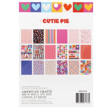 American Crafts - Designpapier "Cutie Pie" Paper Pack 6x8 Inch - 36 Bogen