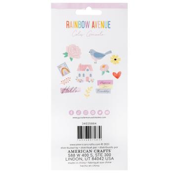 American Crafts - Aufkleber "Rainbow Avenue" Puffy Sticker