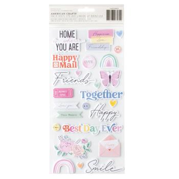 American Crafts - Aufkleber "Sending Love" Sticker