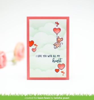 Lawn Fawn - Stempelset "All My Heart" Clear Stamps