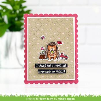 Lawn Fawn - Stempelset "Porcu-pine for You" Clear Stamp Add-On