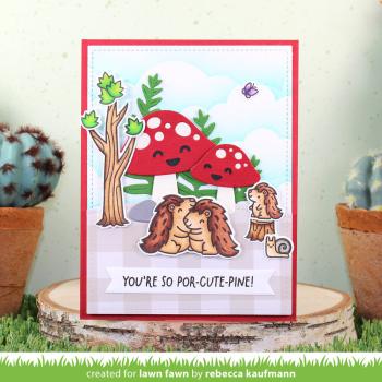 Lawn Fawn - Stempelset "Porcu-pine for You" Clear Stamp