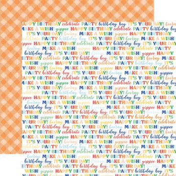 Echo Park - Designpapier "Make A Wish Birthday Boy" Collection Kit 12x12 Inch - 12 Bogen