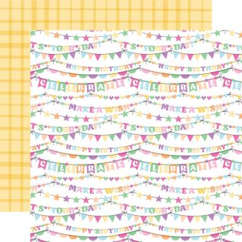 Echo Park - Designpapier "Make A Wish Birthday Girl" Collection Kit 12x12 Inch - 12 Bogen