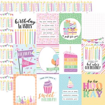 Echo Park - Designpapier "Make A Wish Birthday Girl" Collection Kit 12x12 Inch - 12 Bogen