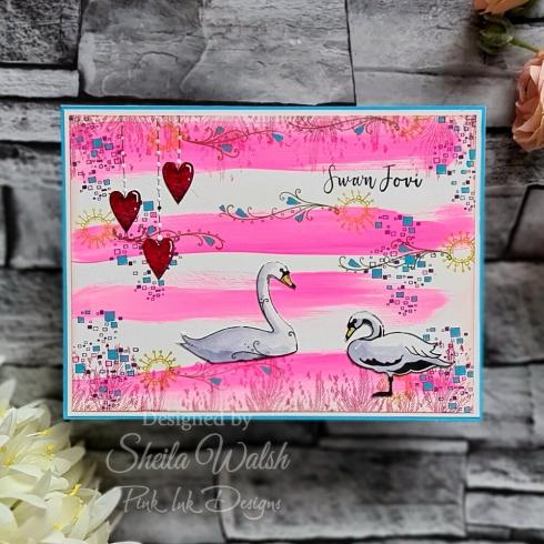 Pink Ink Designs - Stempelset "Swan Jovi" Clear Stamps