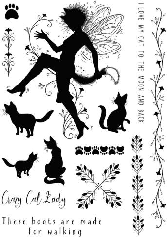 Pink Ink Designs - Stempelset "Puss In Boots" Clear Stamps