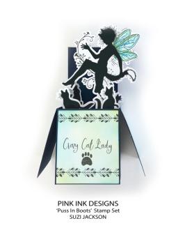 Pink Ink Designs - Stempelset "Puss In Boots" Clear Stamps