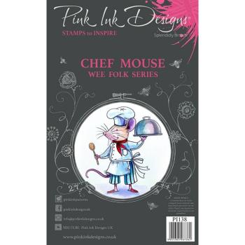 Pink Ink Designs - Stempelset "Chef Mouse" Clear Stamps