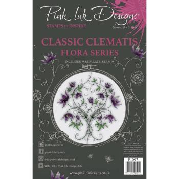 Pink Ink Designs - Stempelset "Classic Clematis" Clear Stamps