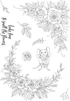 Pink Ink Designs - Stempelset "Sweet Rose" Clear Stamps