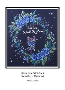 Pink Ink Designs - Stempelset "Sweet Rose" Clear Stamps