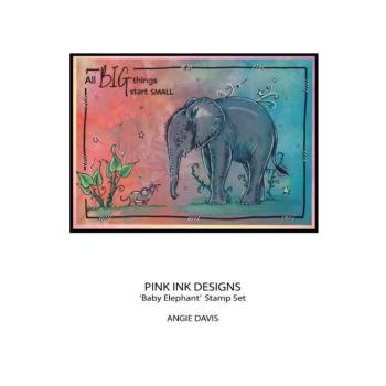 Pink Ink Designs - Stempelset "Baby Elephant" Clear Stamps