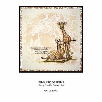 Pink Ink Designs - Stempelset "Baby Giraffe" Clear Stamps