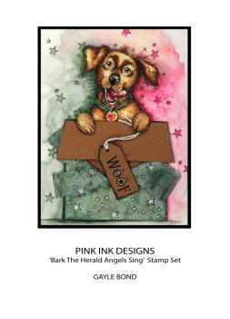 Pink Ink Designs - Stempelset "Bark The Herald Angels Sing" Clear Stamps