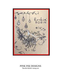 Pink Ink Designs - Stempelset "Rockin Robin" Clear Stamps