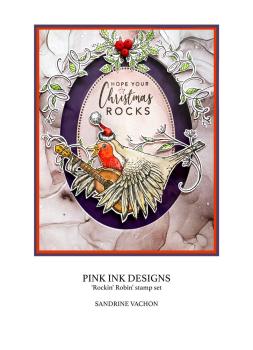 Pink Ink Designs - Stempelset "Rockin Robin" Clear Stamps