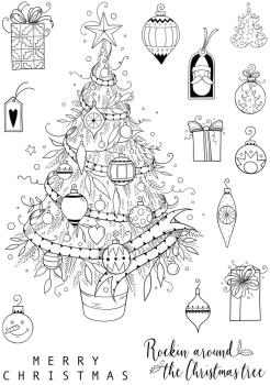 Pink Ink Designs - Stempelset "Oh Christmas Tree" Clear Stamps