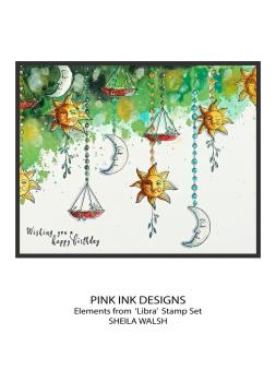 Pink Ink Designs - Stempelset "Libra "The Intellectual" Clear Stamps