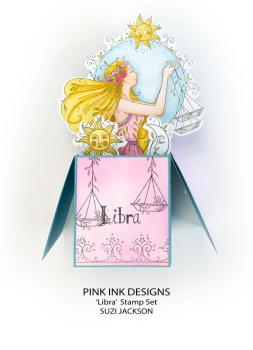 Pink Ink Designs - Stempelset "Libra "The Intellectual" Clear Stamps