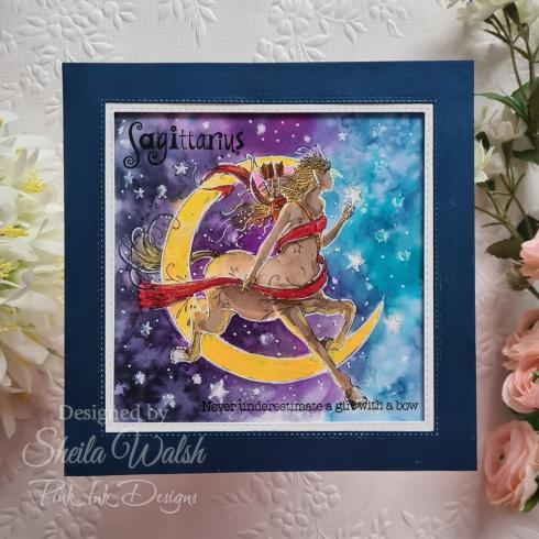 Pink Ink Designs - Stempelset "Sagittarius "Knowledge Seeker" Clear Stamps