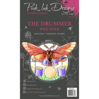 Pink Ink Designs - Stempelset "The Drummer" Clear Stamps