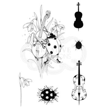 Pink Ink Designs - Stempelset "The Cellist" Clear Stamps