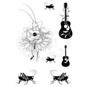 Pink Ink Designs - Stempelset "The Guitarist" Clear Stamps