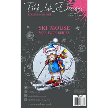 Pink Ink Designs - Stempelset "Ski Mouse" Clear Stamps
