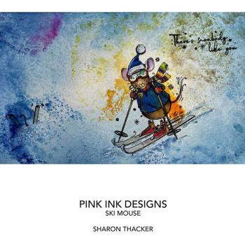 Pink Ink Designs - Stempelset "Ski Mouse" Clear Stamps