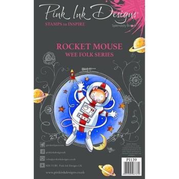 Pink Ink Designs - Stempelset "Rocket Mouse" Clear Stamps