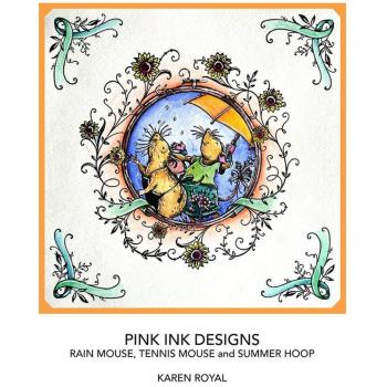 Pink Ink Designs - Stempelset "Rain Mouse" Clear Stamps