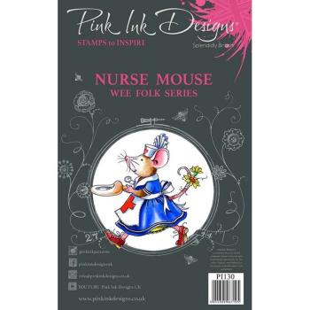 Pink Ink Designs - Stempelset "Nurse Mouse" Clear Stamps